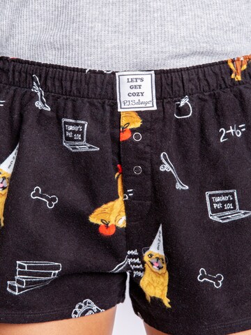 PJ Salvage Pyjamahose 'Flannels' in Grau