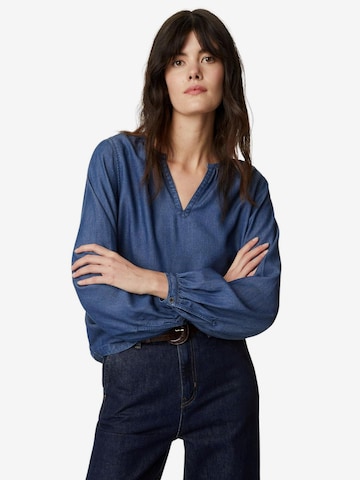 Marks & Spencer Blouse in Blauw: voorkant