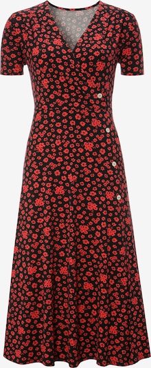 Aniston CASUAL Kleid in rot / schwarz, Produktansicht