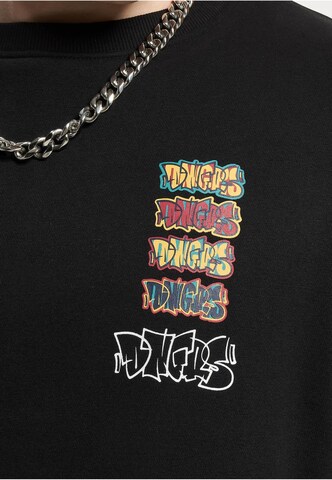 Dangerous DNGRS Sweatshirt 'Wall Arts' in Zwart
