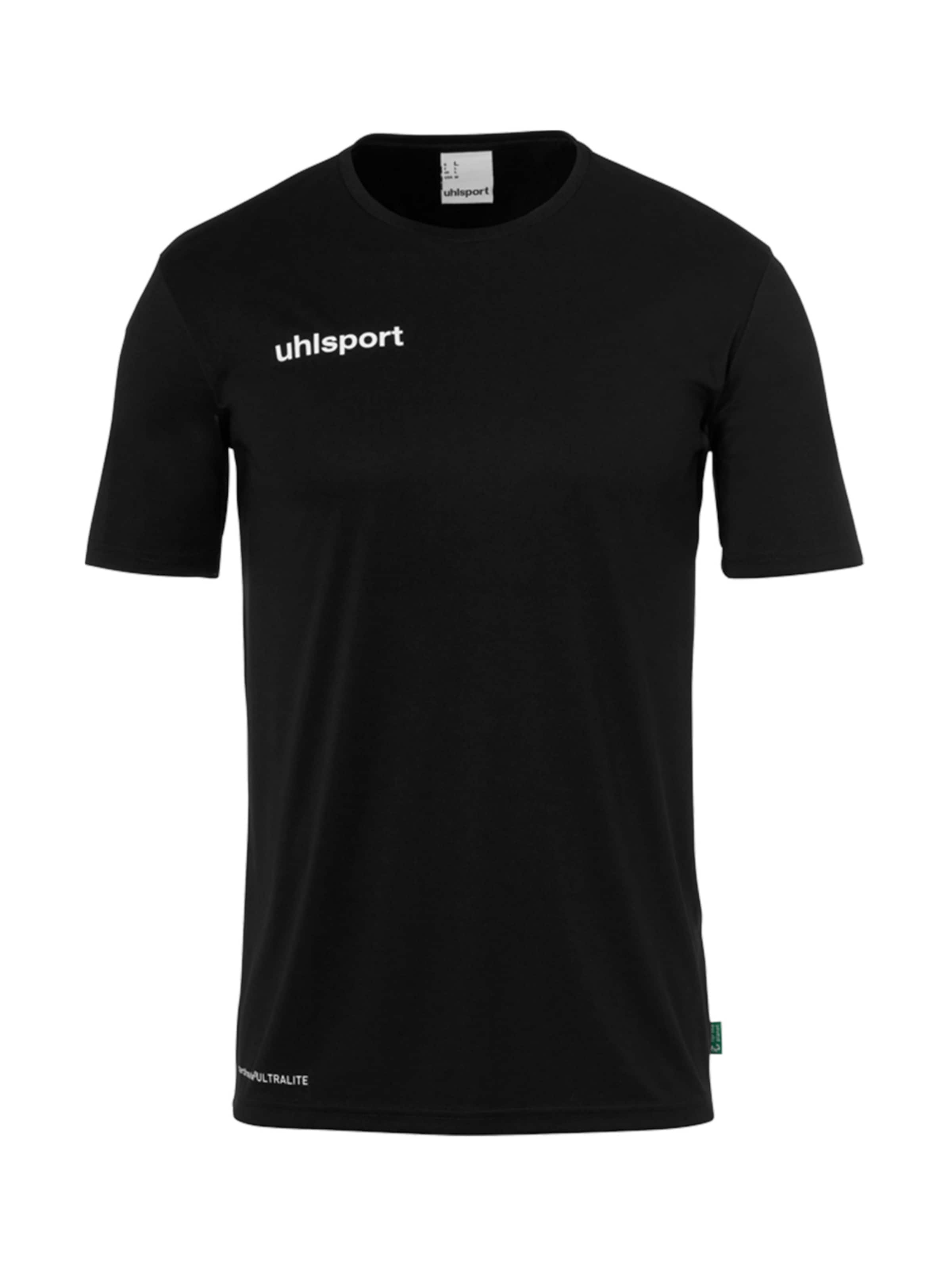 UHLSPORT Funktionsshirt in Schwarz: Vorderseite