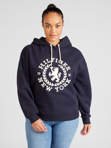 Tommy Hilfiger Curve Sweatshirt i blå: forside