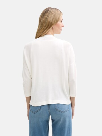 TOM TAILOR Gebreid vest in Wit