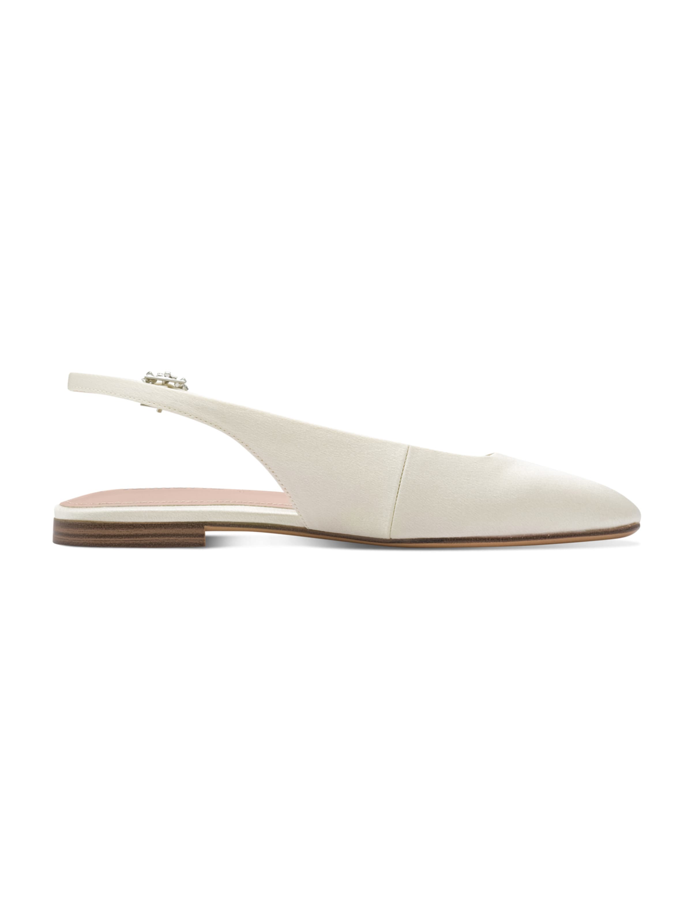Tamaris Ballet Flats with Strap in White