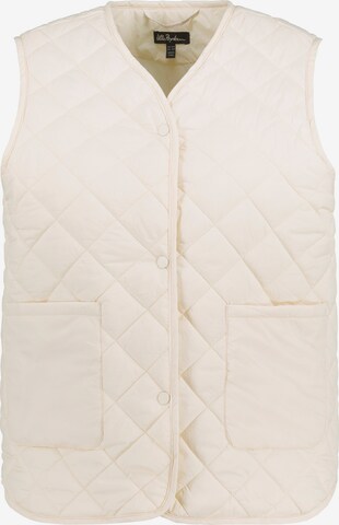 Ulla Popken Bodywarmer in Beige: voorkant