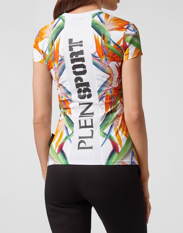 Plein Sport - Camisa em branco: frente
