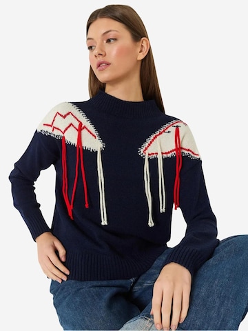 Pullover di Bianco Lucci in blu