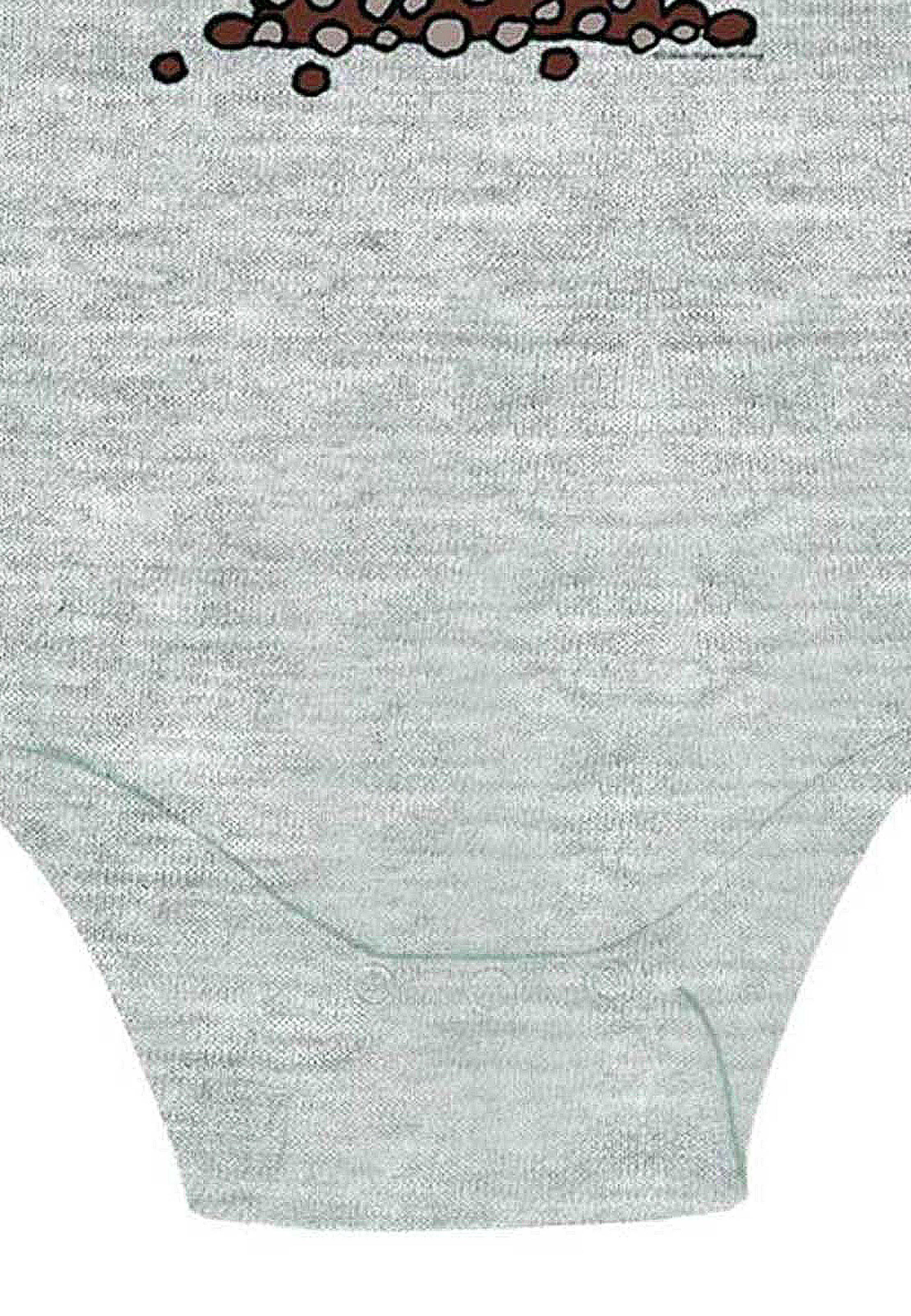 LOGOSHIRT Rompertje/body 'Der Kleine Maulwurf' in Grijs