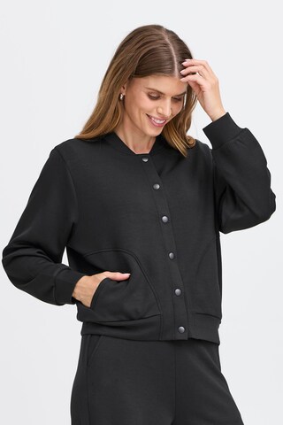 Fransa Jacke 'FRAURORA' in Schwarz: Vorderseite