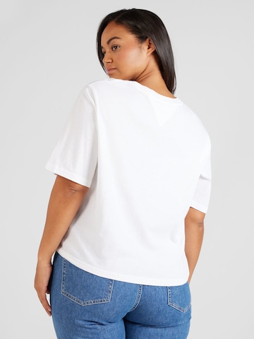 T-shirt Tommy Jeans Curve en blanc