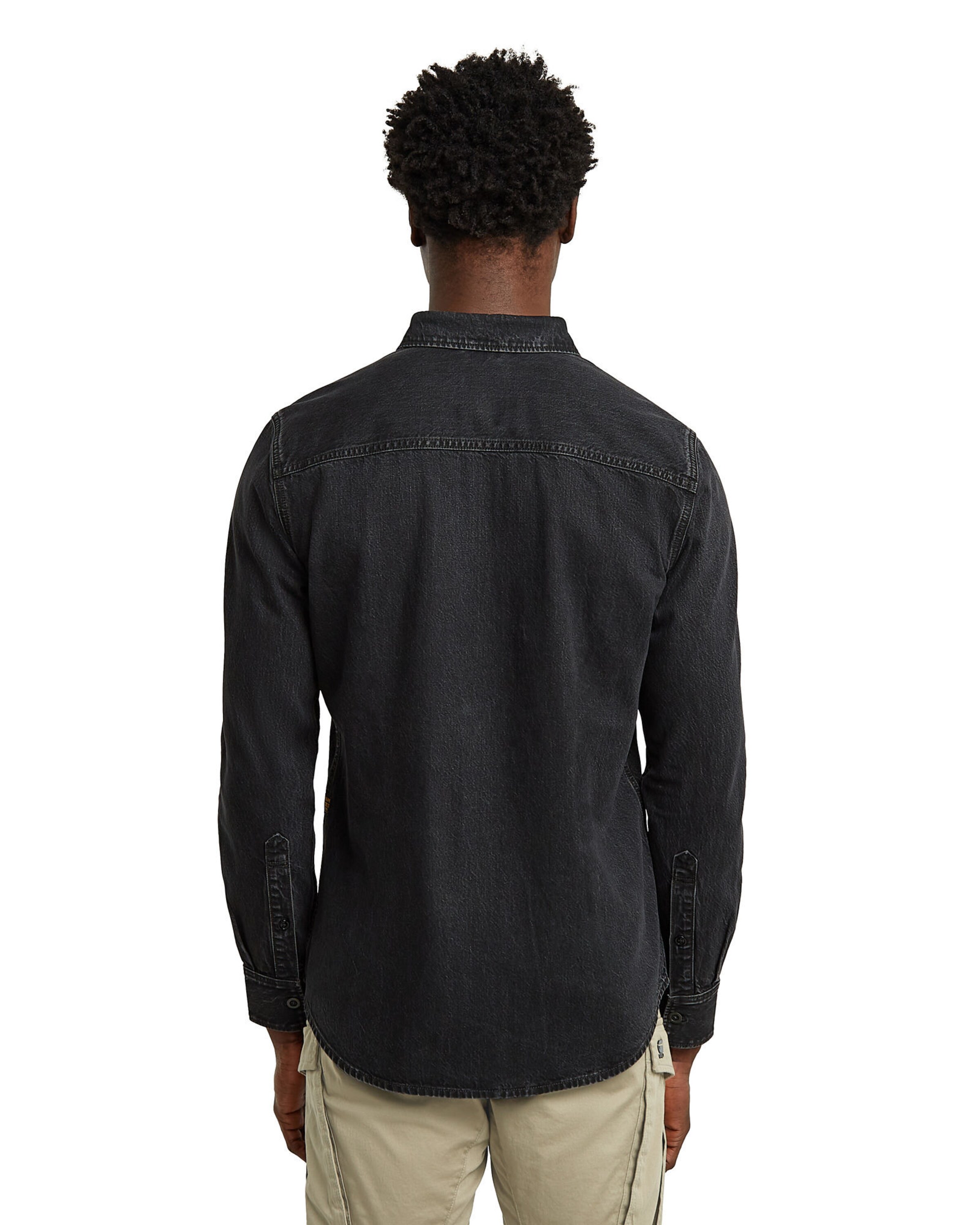 G-STAR Regular fit Overhemd in Zwart