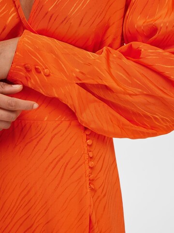 Robe SELECTED FEMME en orange