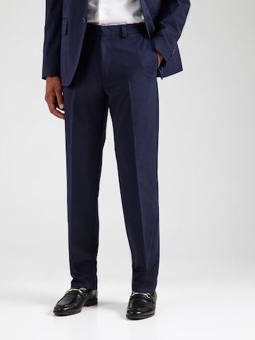 regular Pantaloni con piega frontale 'Tom253X-MH' di HUGO in blu: frontale