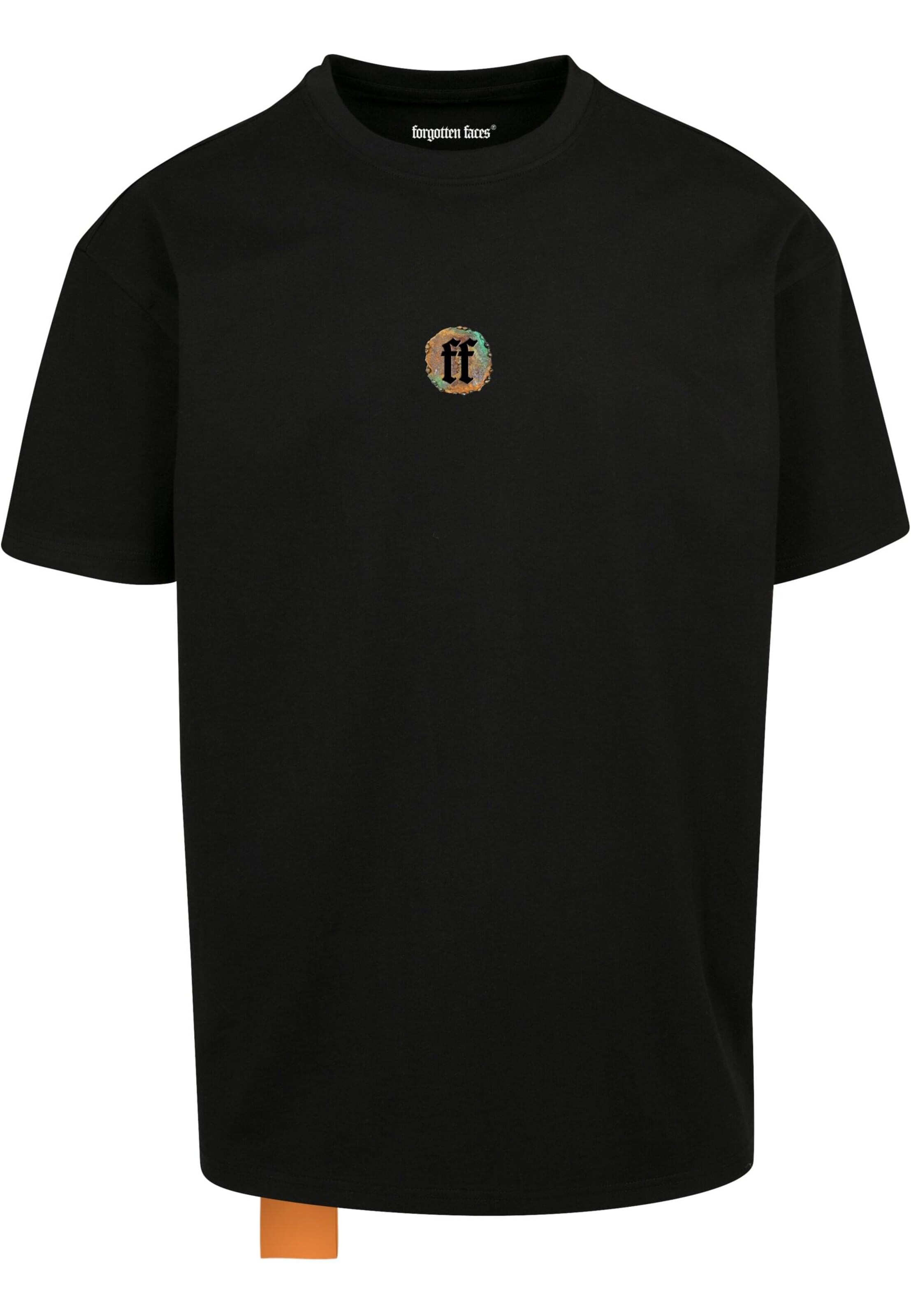 T-Shirt 'Falcon' Forgotten Faces en noir : devant