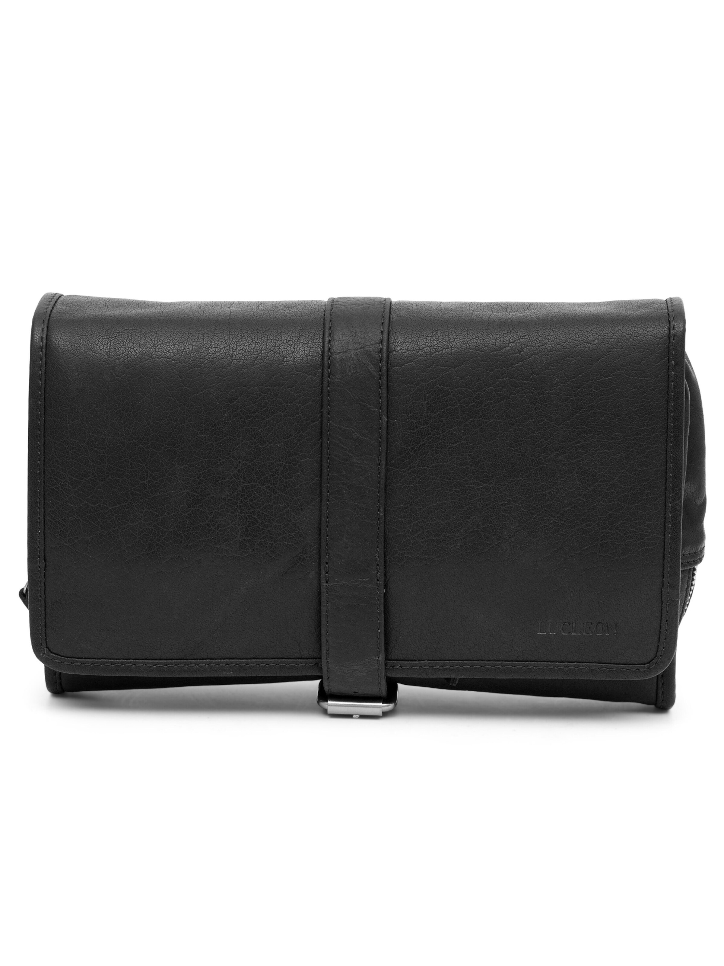 Lucleon Toiletry Bag 'Montreal' in Black: front