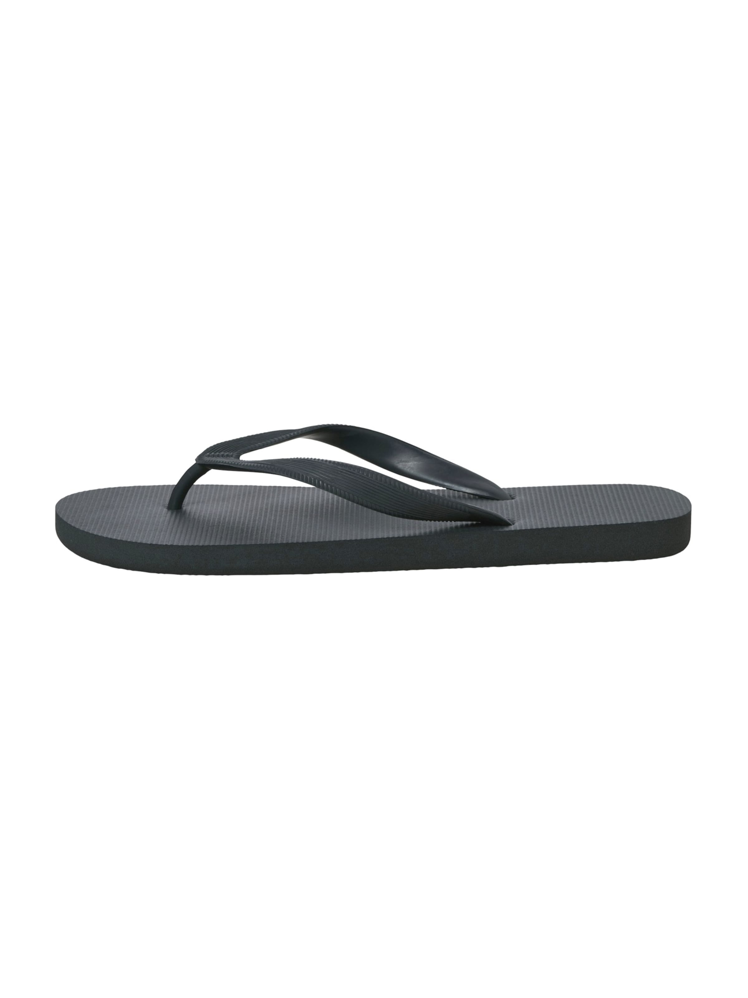 JACK & JONES T-Bar Sandals 'JFWSOLID' in Grey: front
