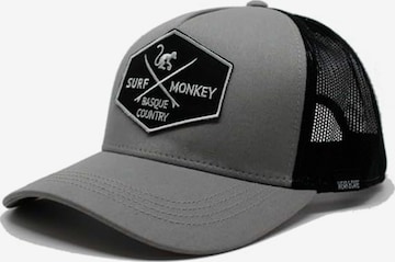 Surf Monkey Sportcap in Grau: Vorderseite