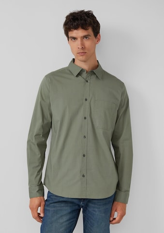 s.Oliver Regular fit Overhemd in Groen: voorkant