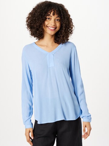Kaffe Blouse 'Amber' in Blauw: voorkant