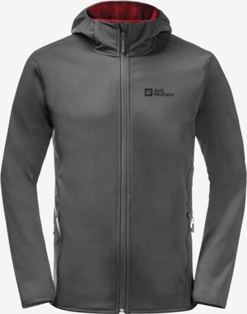 JACK WOLFSKIN Outdoor jacket in Grey: front