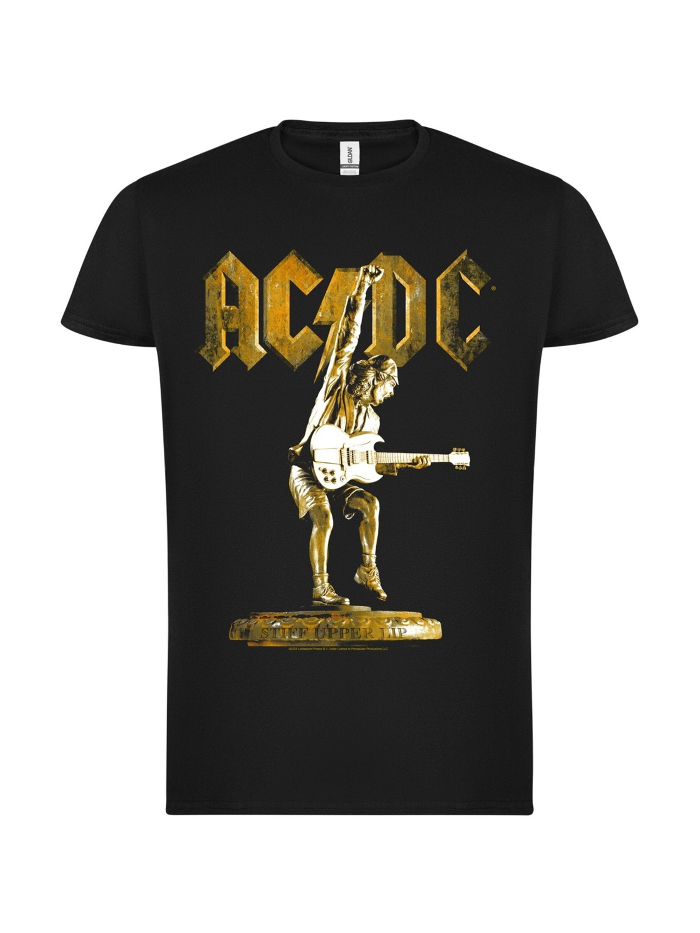 Maglietta di AC/DC in nero: frontale