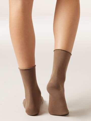 CALZEDONIA Socken in Beige: Vorderseite