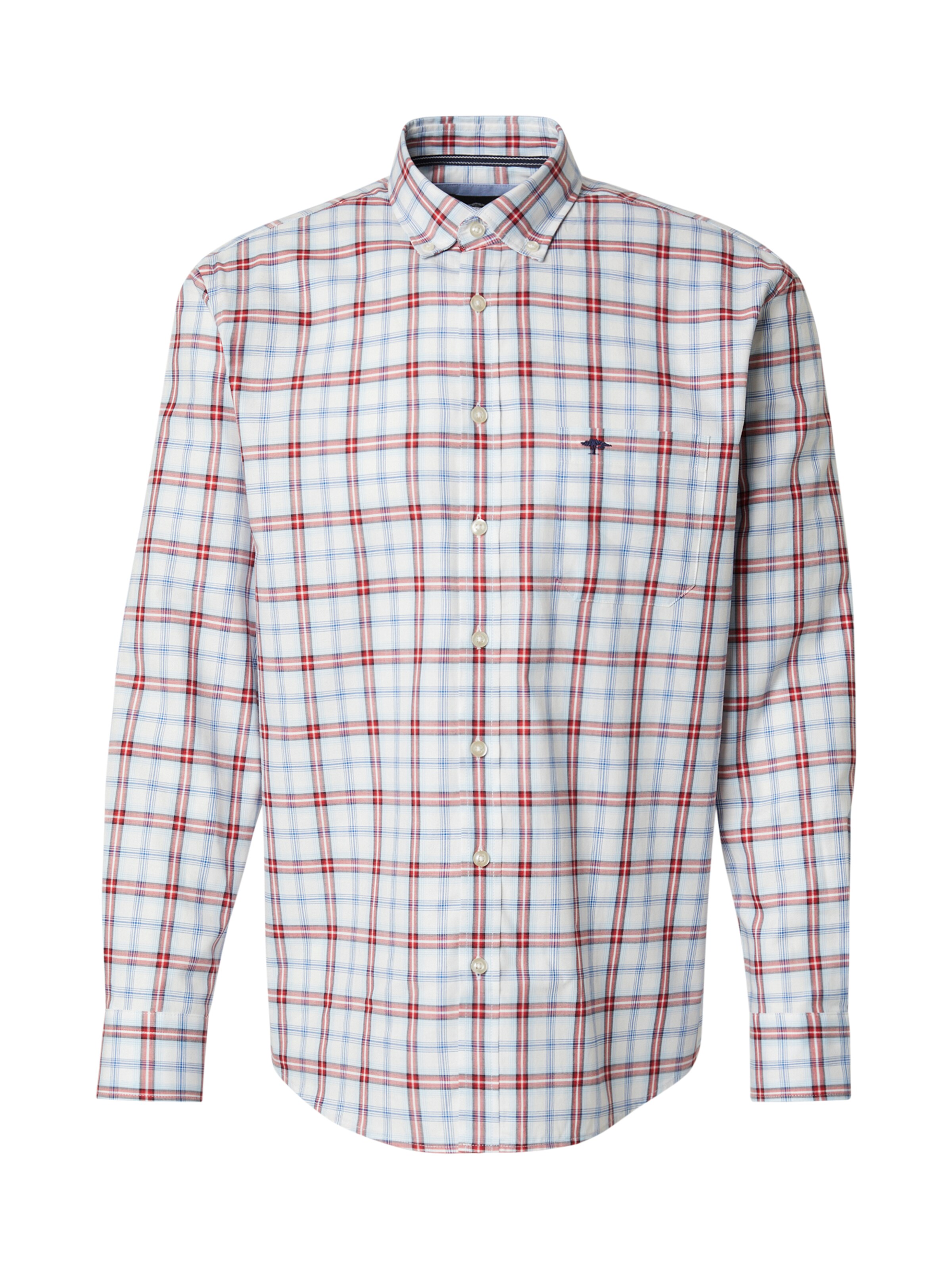 FYNCH-HATTON Regular fit Πουκάμισο σε λευκό: μπροστά