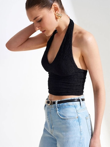 Camicia da donna 'Blusen' di Dilvin in nero: frontale