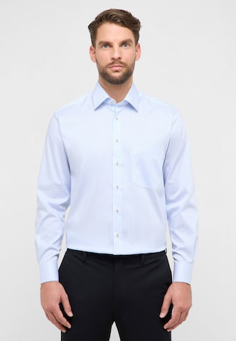 ETERNA Comfort Fit Hemd in Blau: Vorderseite