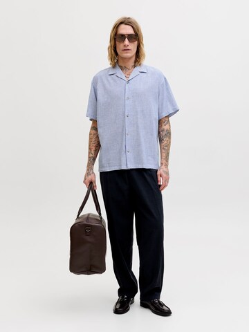 JACK & JONES - Ajuste confortable Camisa en azul