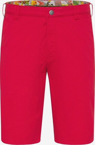 Coupe slim Pantalon 'Palma' MEYER en rouge : devant