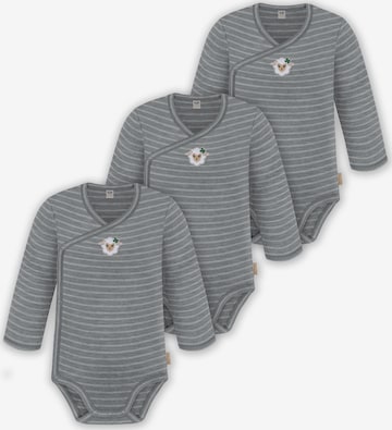 Barboteuse / body normani en gris : devant