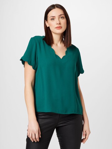 ABOUT YOU Curvy Shirt 'Fotini' in Groen: voorkant