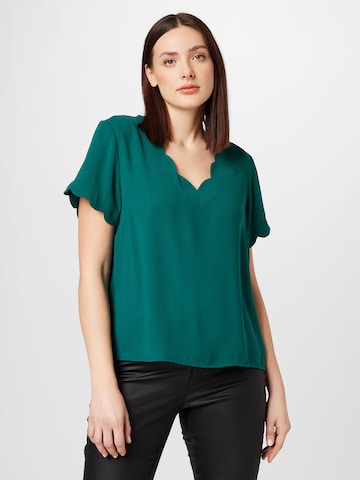 ABOUT YOU Curvy Shirt 'Fotini' in Green: front