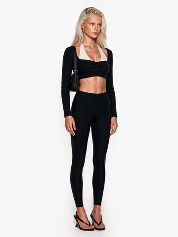 GOD SAVE QUEENS Slimfit Leggings 'Second Skin Studio High-Waisted Legging' in Grijs