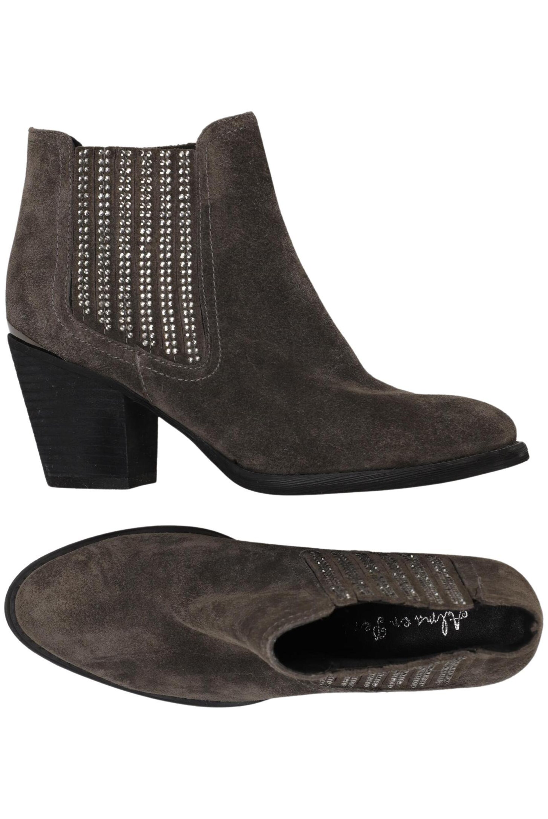 Alma En Pena Dress Boots in 37 in Grey: front