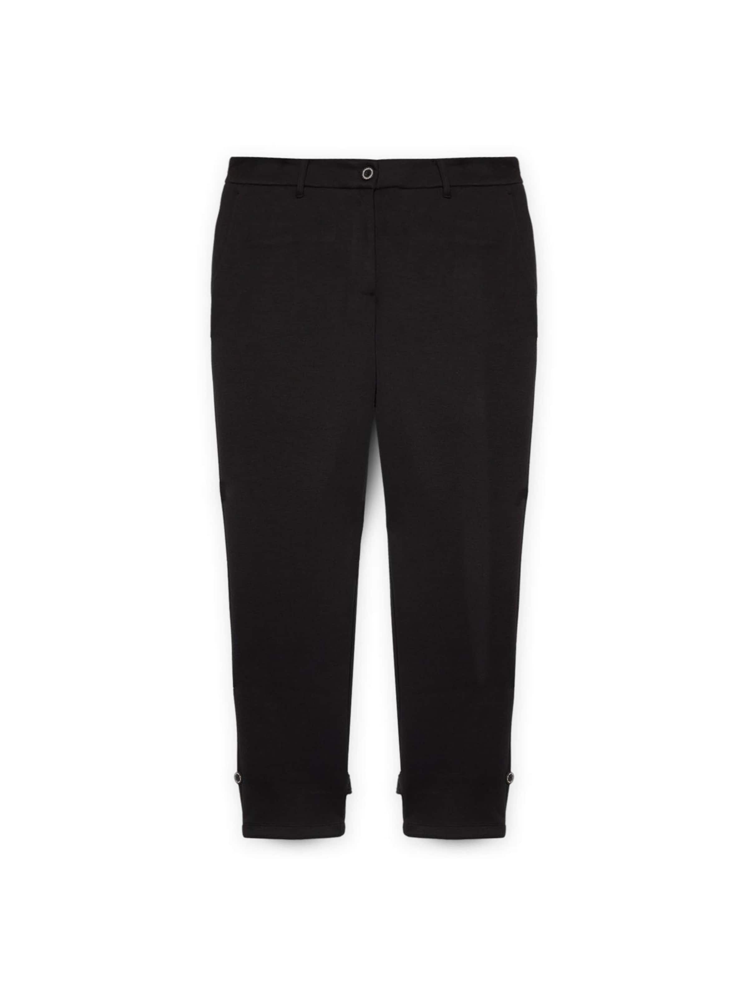 Fiorella Rubino Regular Broek in Zwart: voorkant