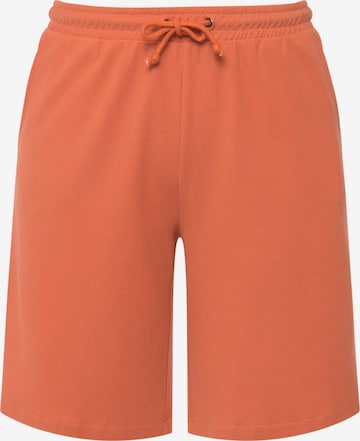 Ulla Popken Regular Shorts  (GOTS) in Orange: predná strana