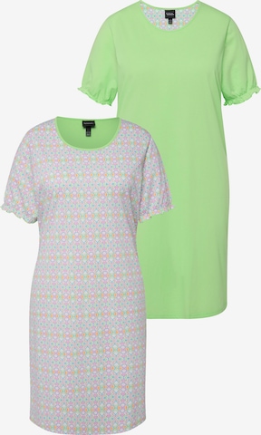 Ulla Popken Nightgown in Green: front