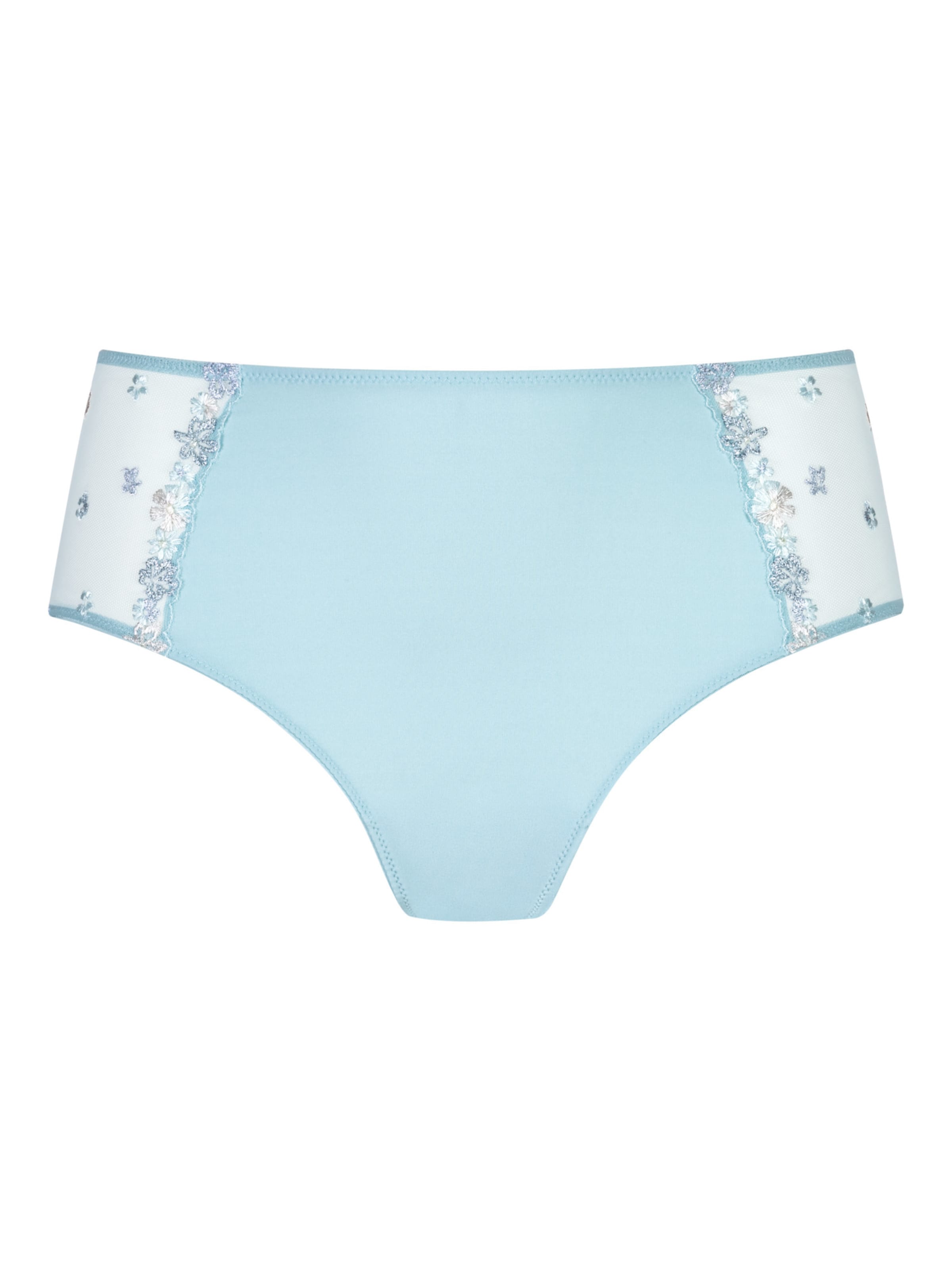 Mey Slip 'Pretty Joan' in Blue: front