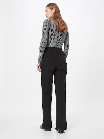 Misspap Flared Jeans in Schwarz