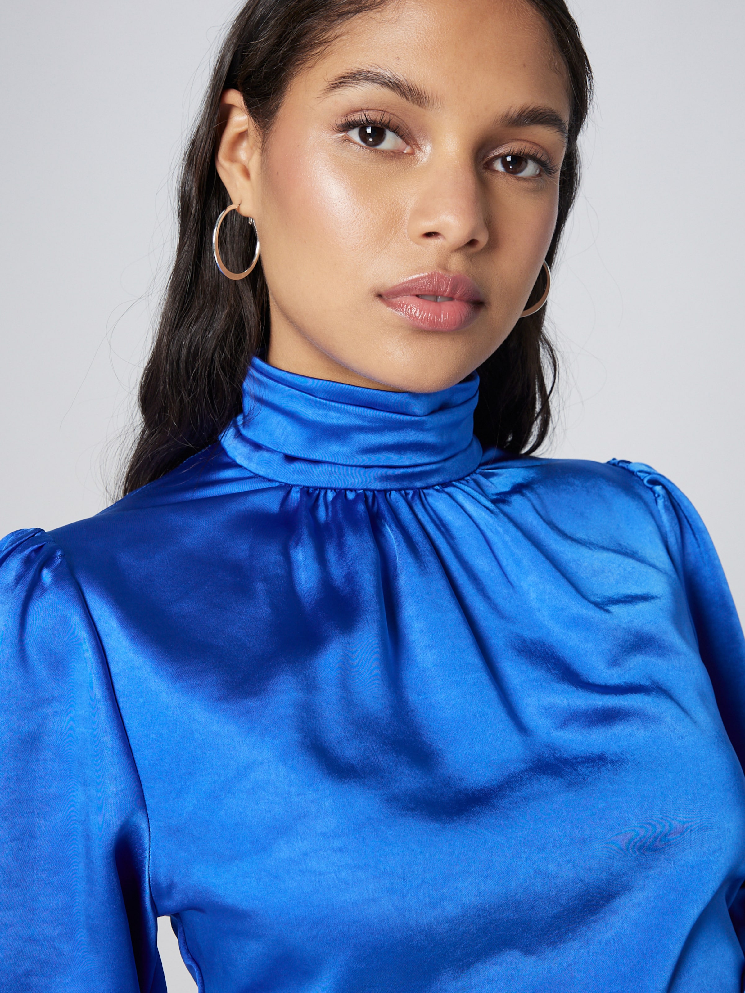 ABOUT YOU x Emili Sindlev Blouse 'Brittany' in Blue | ABOUT YOU