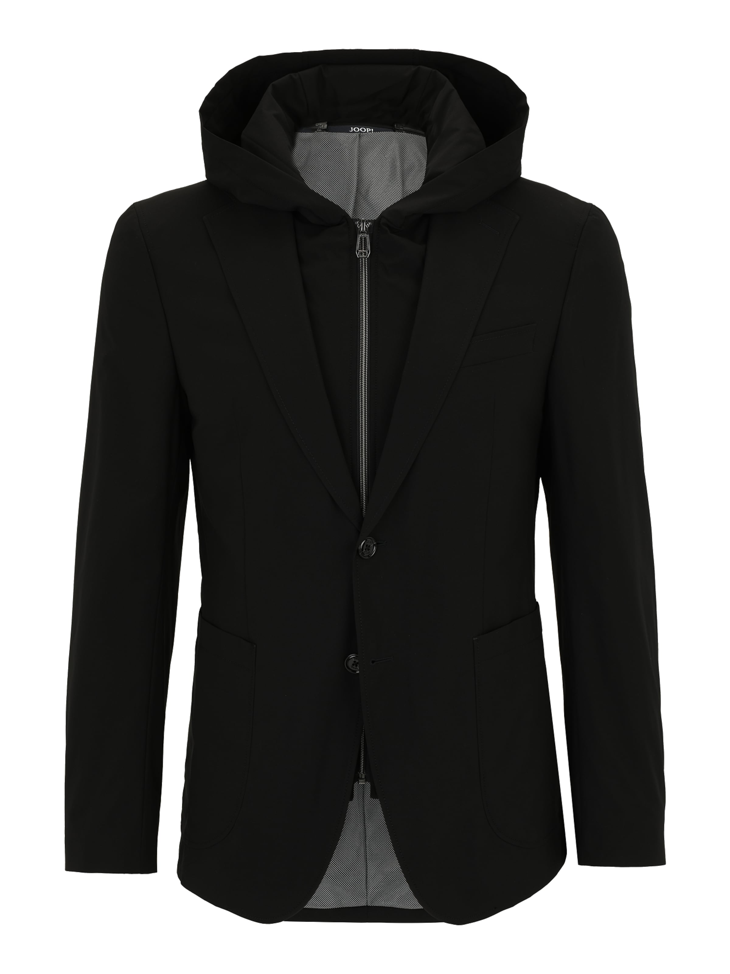 JOOP! Slim Fit Pikkutakki 'Huntsville' värissä musta: etupuoli