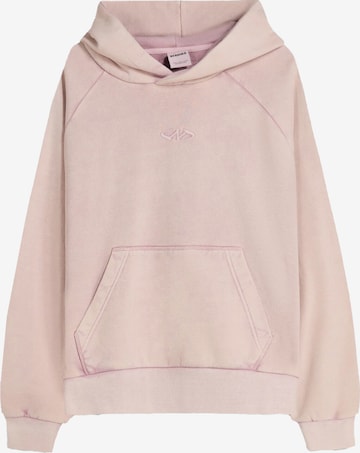 Bershka Mikina - Ružová: predná strana