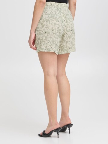 ICHI Regular Broek 'IHMarrakech' in Groen