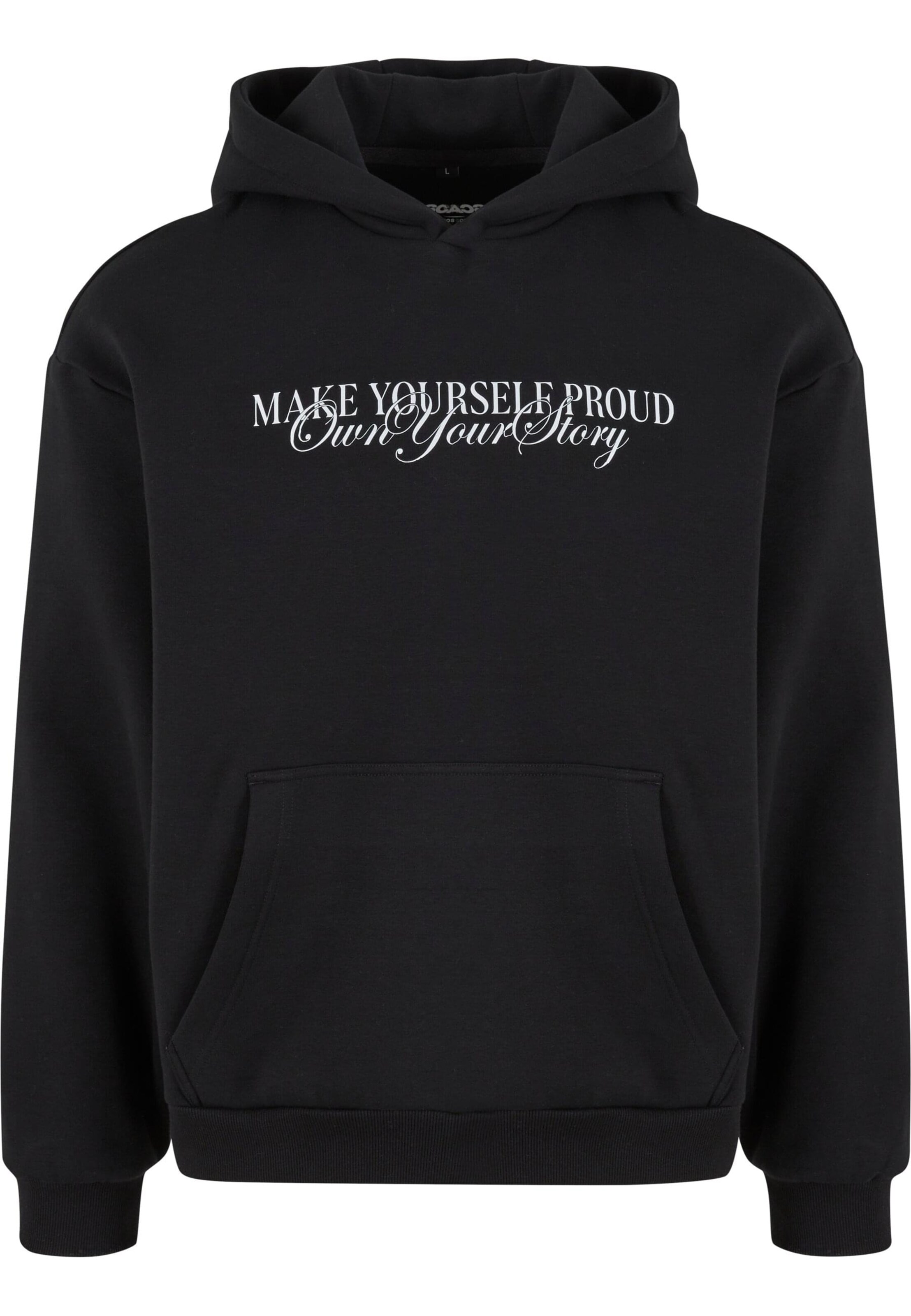 MT Upscale Sweatshirt 'Make Yourself Proud' in Schwarz: Vorderseite