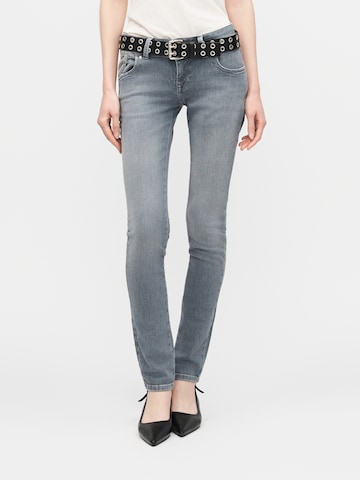 LTB Skinny Jeans 'Molly' in Grey: front
