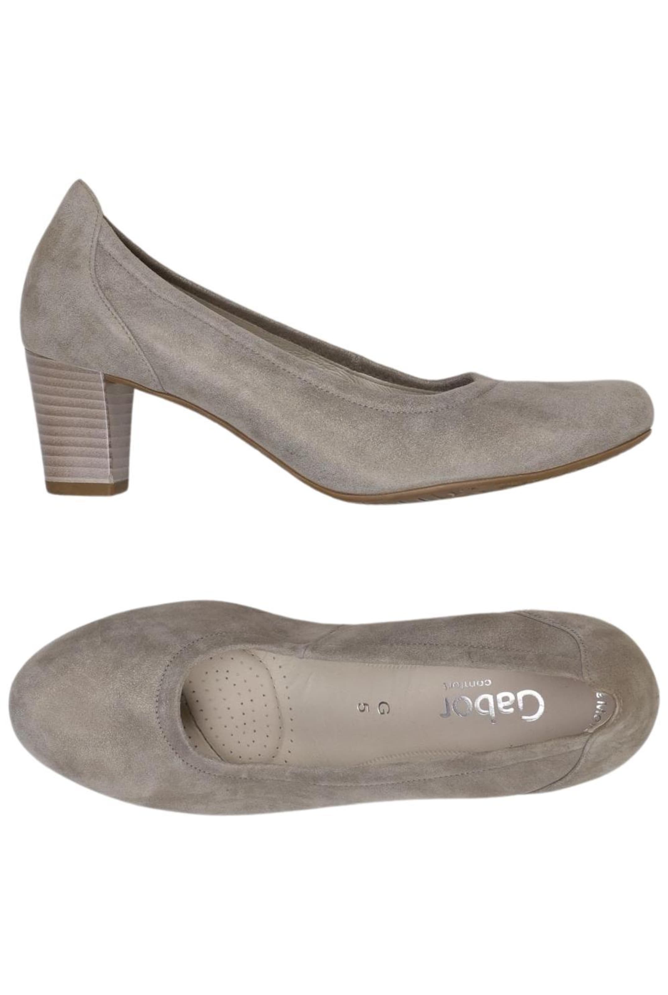 GABOR Pumps 38 in Grau: Vorderseite