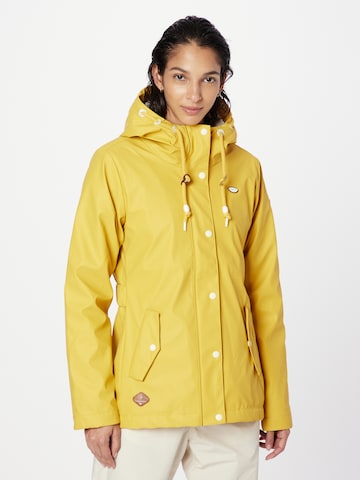 Ragwear Between-Season Jacket 'MARGGE' in Yellow: front