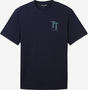 TOM TAILOR Shirt in Blue: front